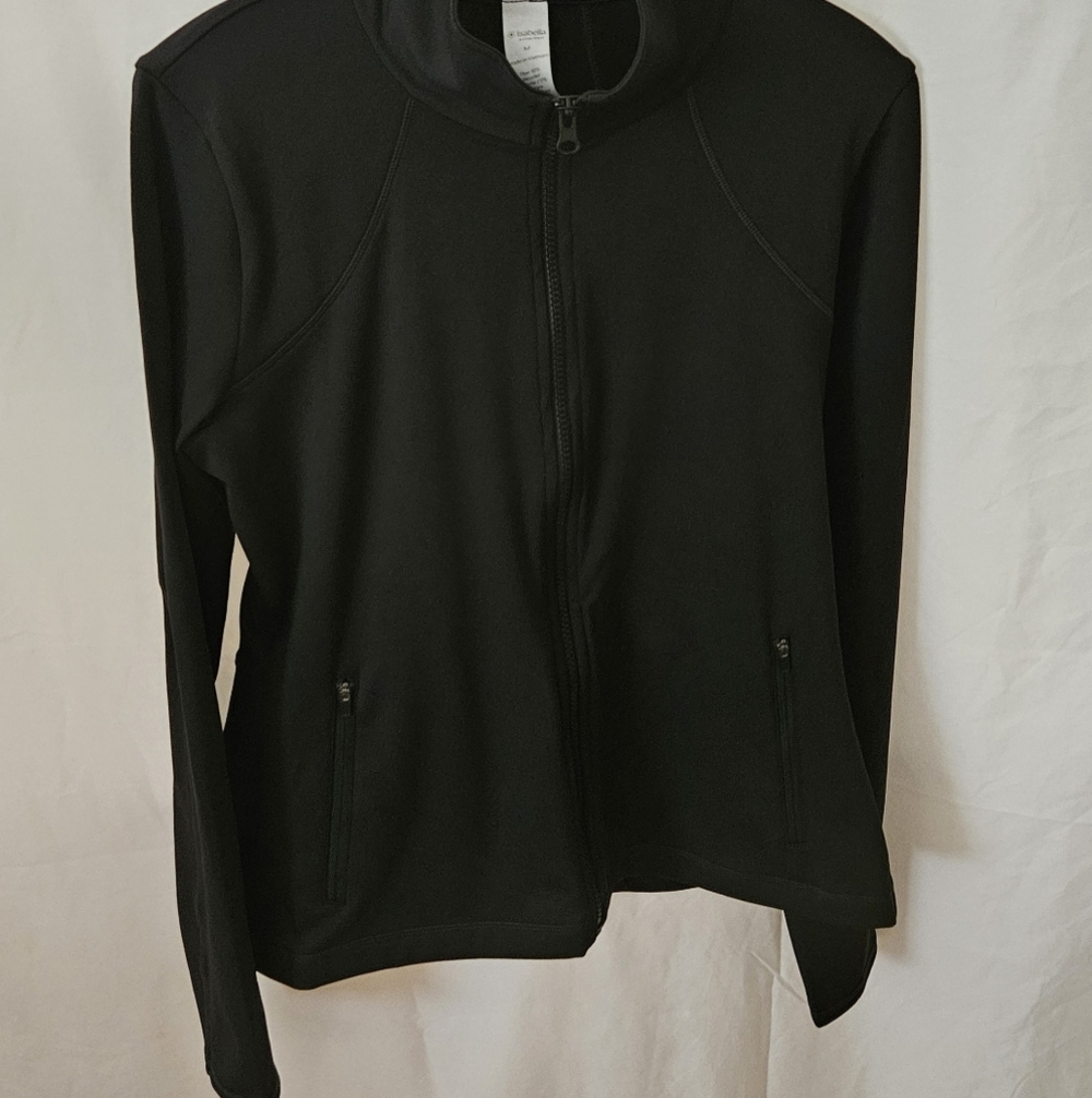 Isabella Black Full-Zip Jacket